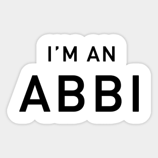 ABBI Sticker